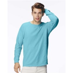 Garment-Dyed Midweight Ringspun Long Sleeve T-Shirt