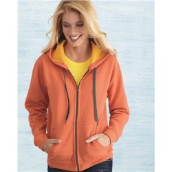 Heavy Blend™ Women's Vintage Full-Zip Hooded Sweatshirt