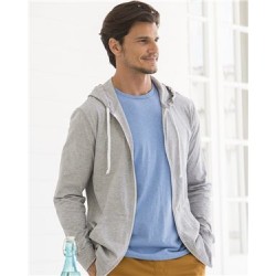 Sofspun® Full-Zip Hooded Long Sleeve T-Shirt