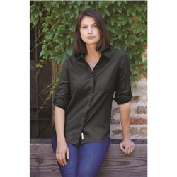 Women’s Vintage Brushed Flannel Solid Shirt