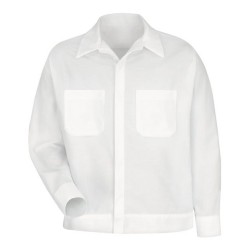 Button-Front Shirt Jacket - Long Sizes