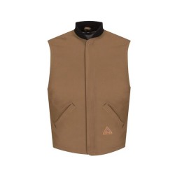 Brown Duck Vest Jacket Liner - EXCEL FR® ComforTouch® - Long Sizes